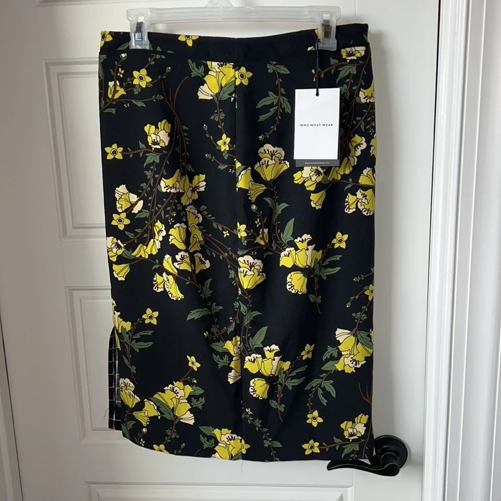 Who Wear What (Target) Floral/Plaid Print Skirt